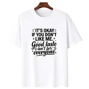 Retro Wavy "Good Taste Isn't For Everyone" Inspirational Graphic T-Shirt Stylish Self Love Tee