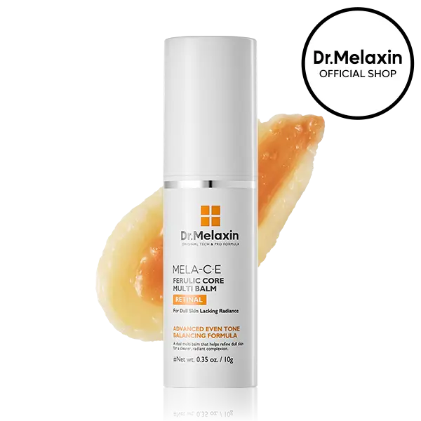 [Dr.Melaxin Official] Mela-C·E Ferulic Core Multi Balm 10g, Retinal, Pure Vitamin C E, Ferulic Acid, Micro Collagen, Dark Spots & Fine Lines Care, Skin Brightening
