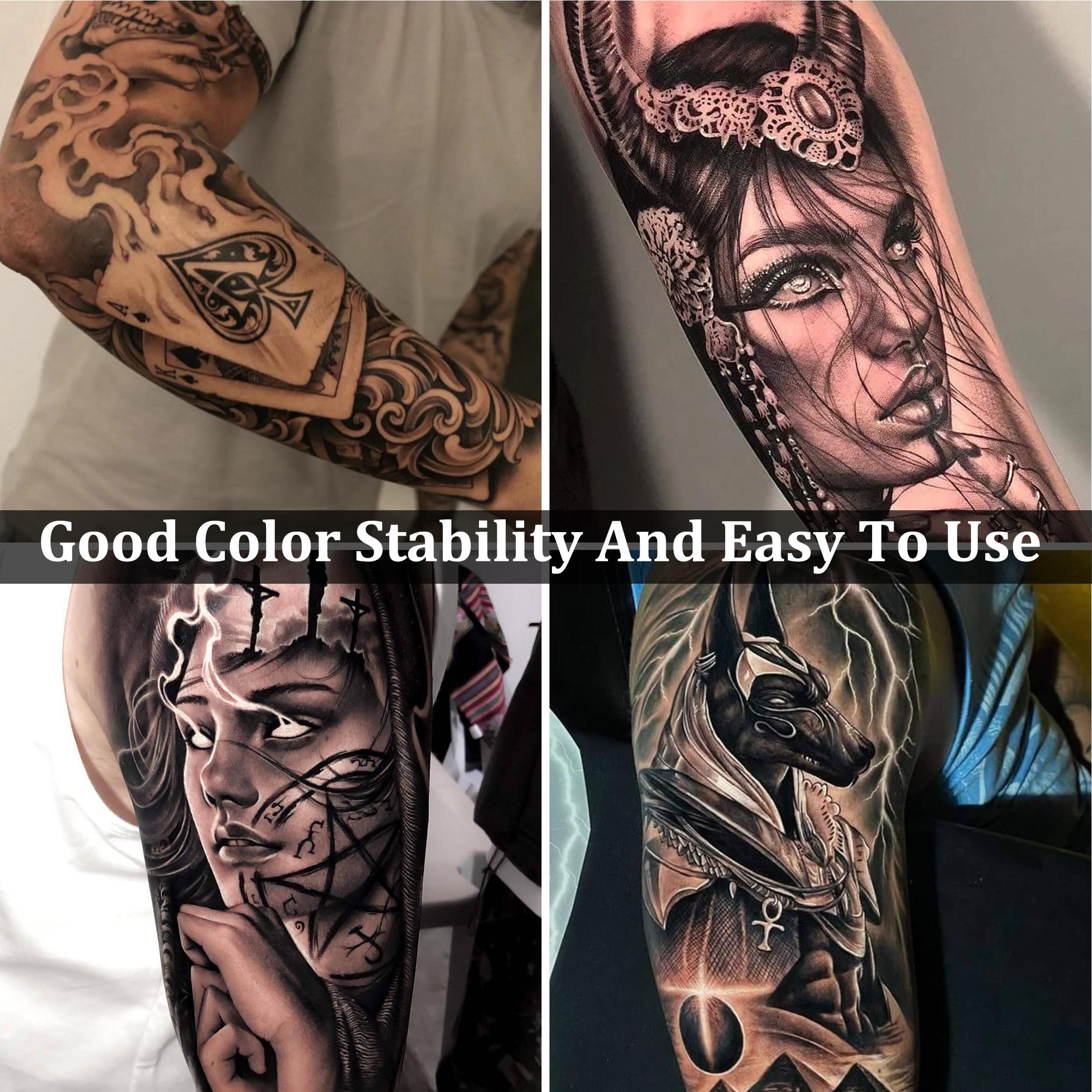 Advanced Professional Tattoo Ink 8 Ounces, Large-Capacity Vegetarian Friendly Organic Ink, Suitable For Tattoo Filling And Shadow Effect.