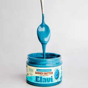 Blue Vanilla Frosting Flavor Cashew Butter 10 oz Vegan, Low-Sugar, Kid-Friendly Dessert Spread No Added Sugar, No Sugar Alcohols, No Palm Oil