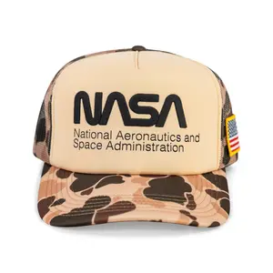 NASA Duck Camo Foam Trucker Cap