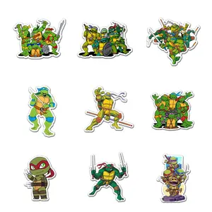 Ninja Turtles Sticker Pack 9 PCS Vinyl, Movie Car Wall Kid Phone Book Stickers, Funny Sticker Decal Decor