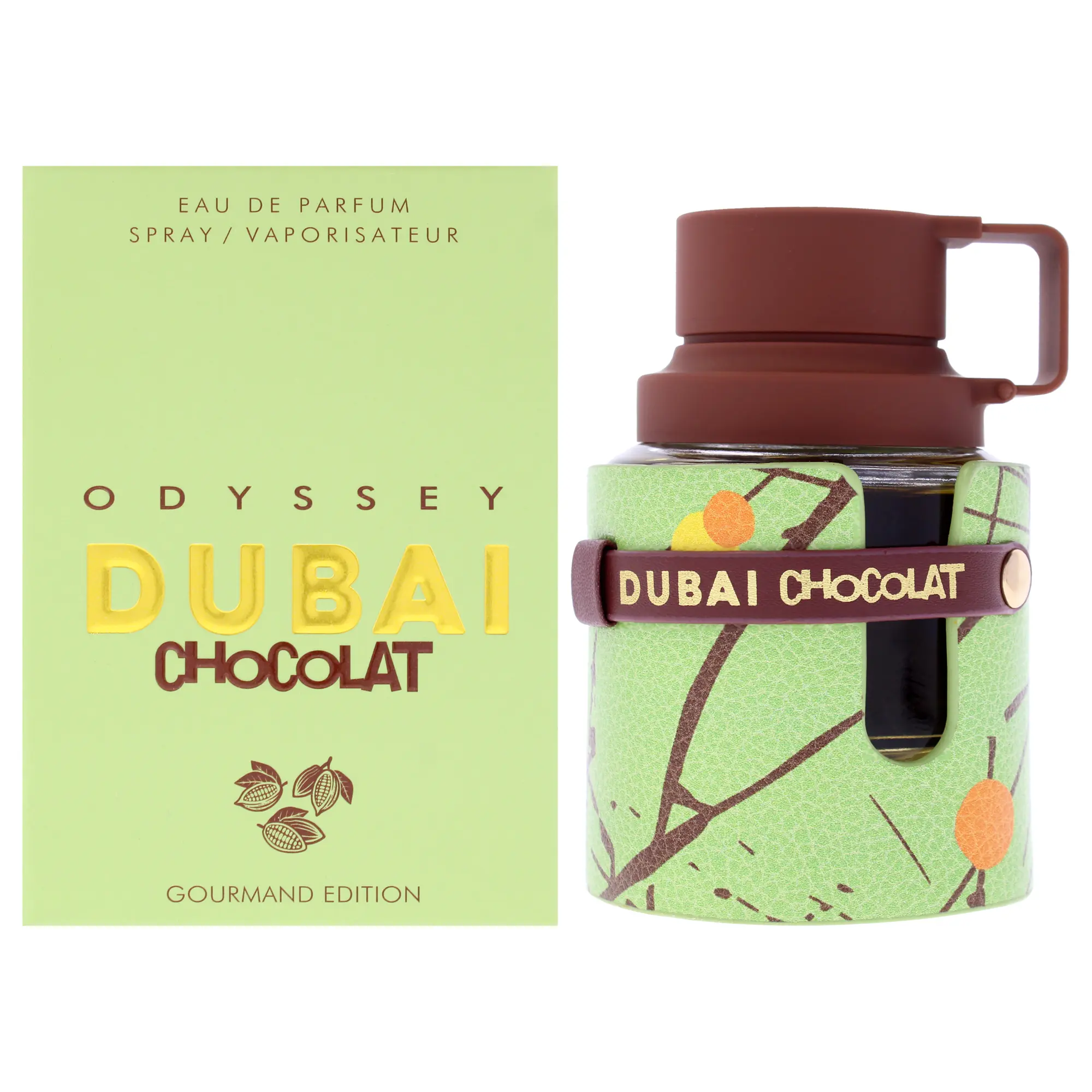 Armaf Odyssey - Dubai Chocolat Gourmand Edition Unique Unisex EDP Spray - 2.02oz Rich Chocolate-Inspired Aroma, Vibrant Design, Thoughtful Gift
