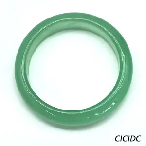 Natural Jade Bangle Bracelet Oil Green Jade Boutique Versatile Beauty Bangle Personalized Fashion Women's Holiday Gift