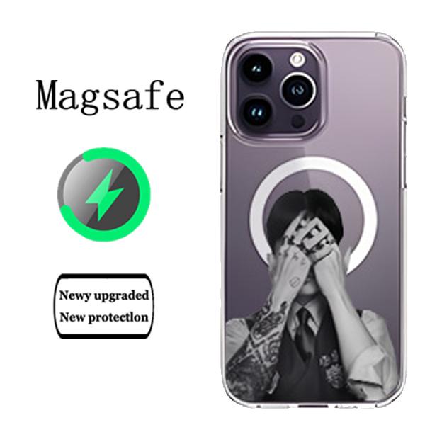 Retro-Style Phone Case — "We Are Back" Magnetic Protective Cover. Featuring a vintage black-and-white aesthetic and artistic boy band design, this K-Pop concert-themed merchandise is crafted exclusively for ARMY.Compatible with iPhone 11-17Pro Max Samsung