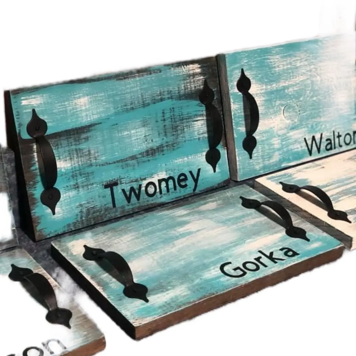 Decorative Wooden Cheese board with name added