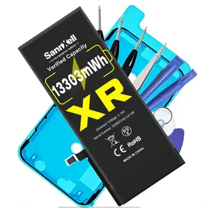 SannXell Upgraded High Capacity Battery for iPhone XR Replacement, 13303mWh 0 Cycle A1984 A2105 A2106 A2108 Model, Ultra Long Lasting Li-ion Battery iPhone XR, with Full Repair Tool Kit