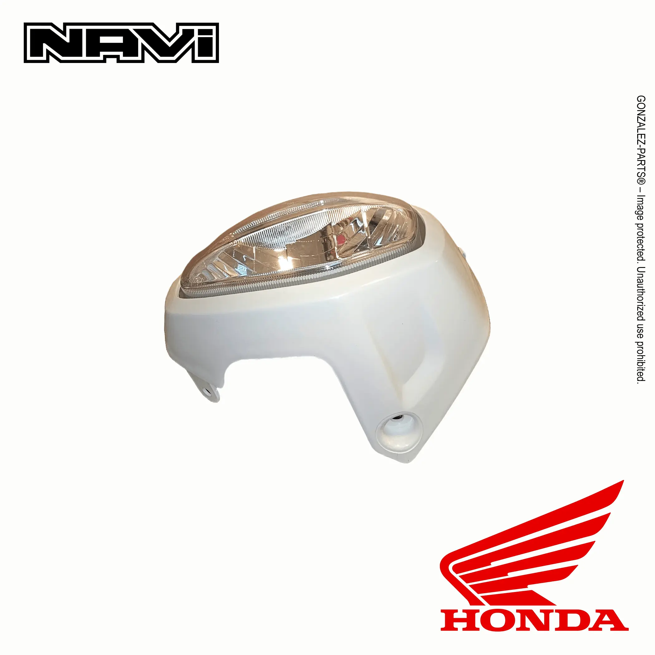 Honda Headlight &amp; Cover Kit Shasta White 2024-2025 Navi NVA110B Genuine OEM