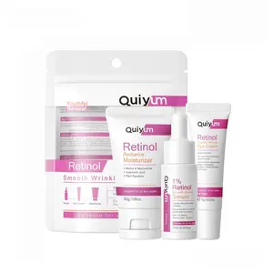 Retinol Skincare Set, Luxury Kit, Serum Cream Eye Cream, Deep Moisturizing & Wrinkle Reduction, Suitable for Mature Skin