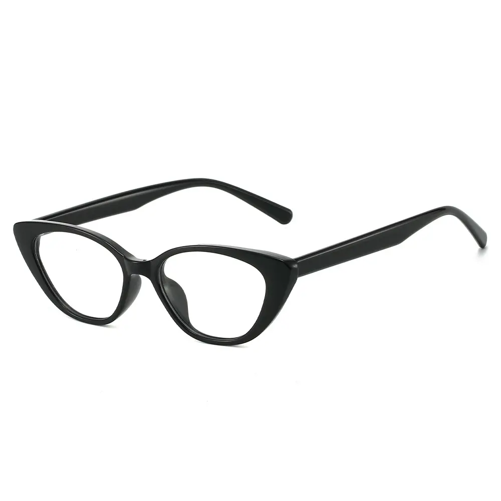 Unisex Retro Cat-Eye Eyeglass Frames, Fashion Prescription-Ready Eyewear with TAC Lenses