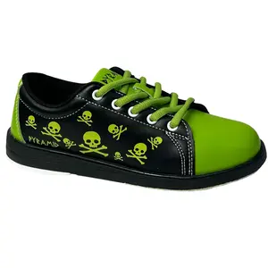 Pyramid Youth's Classic Bowling Shoes (Skull Green/Black)