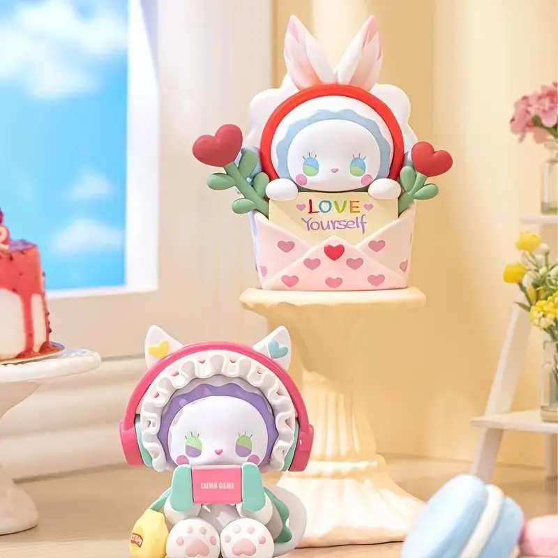 EMMA Secret Forest Love Dopamine Series Sealed Hobby Mystery Box - 3.5in Vibrant PVC Collectible Figure, Blindbags Surprise Set, Whimsical Forest Details, Playful Heartwarming Charm