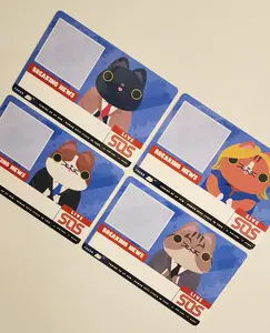 Breaking Mews Dry Erase Magnet (Set of 4) Decor