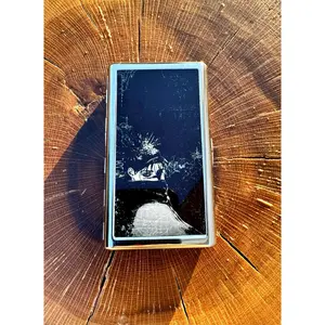 Anime Grunge jjk Cigarette Case | Dual-Panel Spring Clip Holder