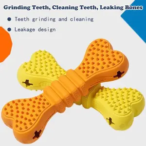Dog Chew Toys(2 Pack), Dog Toothbrush Care Cleaning Stick, Dog Toothbrush Chew Toy Stick for Dog Dental Care- Safe,Teeth Cleaning Chewing Bones for Large/Medium/Small Dogs Puppy