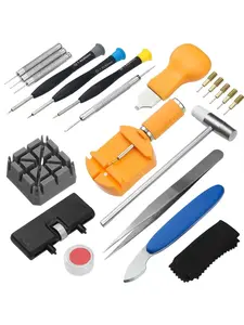 22-Piece Professional Watch Repair Tool Kit, Battery Replacement & Strap Removal Set, Perfect Father's Day Gift