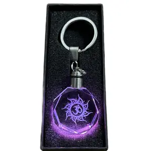 Shiv Ji Om LED Keychain