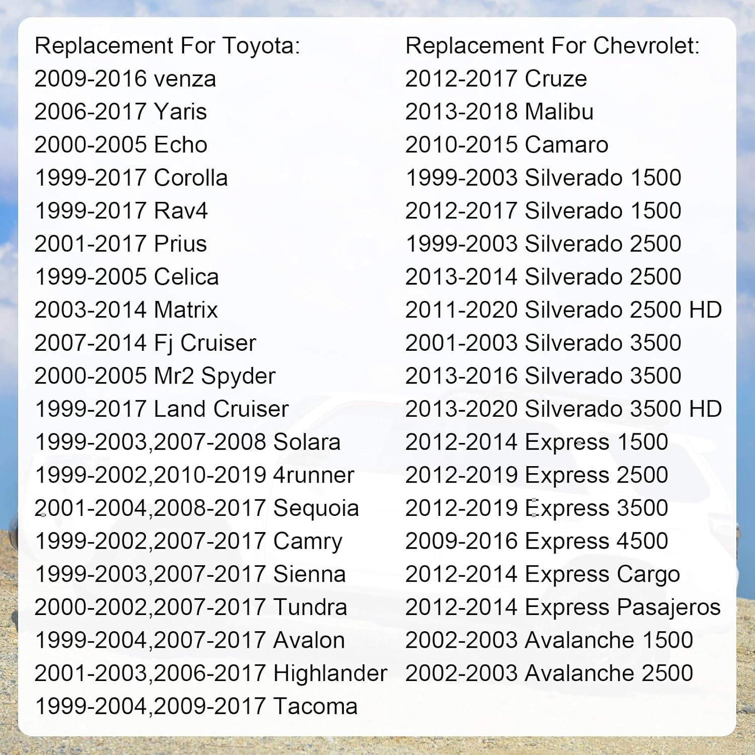 Locking Gas Cap, Lock Fuel Tank Cap Compatible with Toyota Tacoma, 4Runner, Camry - Chevy Silverado 1500, Cruze, Malibu, Camaro - Nissan Altima, Titan, Murano, Sentra, NV1500