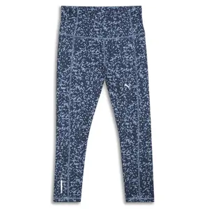 PUMA Womens Train Fav Hight Waist 34 Graphic Leggings Casual - Blue