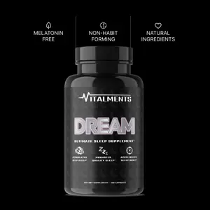 DREAM - Ultimate Sleep Supplement with Natural Ingredients for Reliable Sleep Support