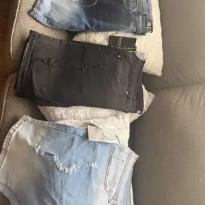 Mens 3 Pack Classic Jean Shorts with Multiple Styles (30-42)