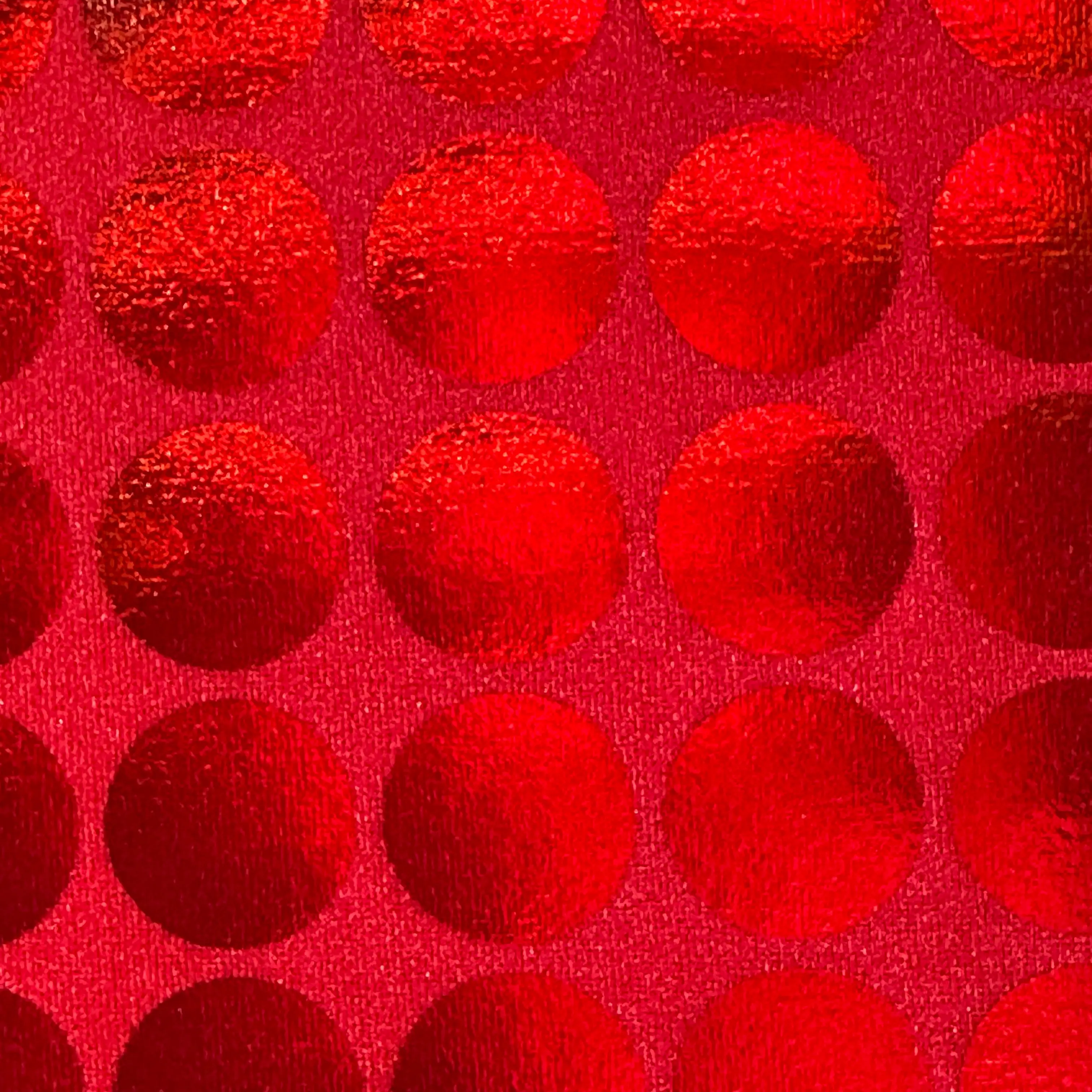 Spandex Palace Reflection Circle Foil Fabric - 4-Way Radiant Kinetic Luxe Durable Fabric for Dressmaking, Fashion Accessories, Cosplay, Leggings, Wrestling