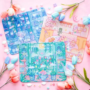 Mousepad - 8x9.5 inch, Soft Woven Polyester Fabric, Non-Skid Rubber Backing