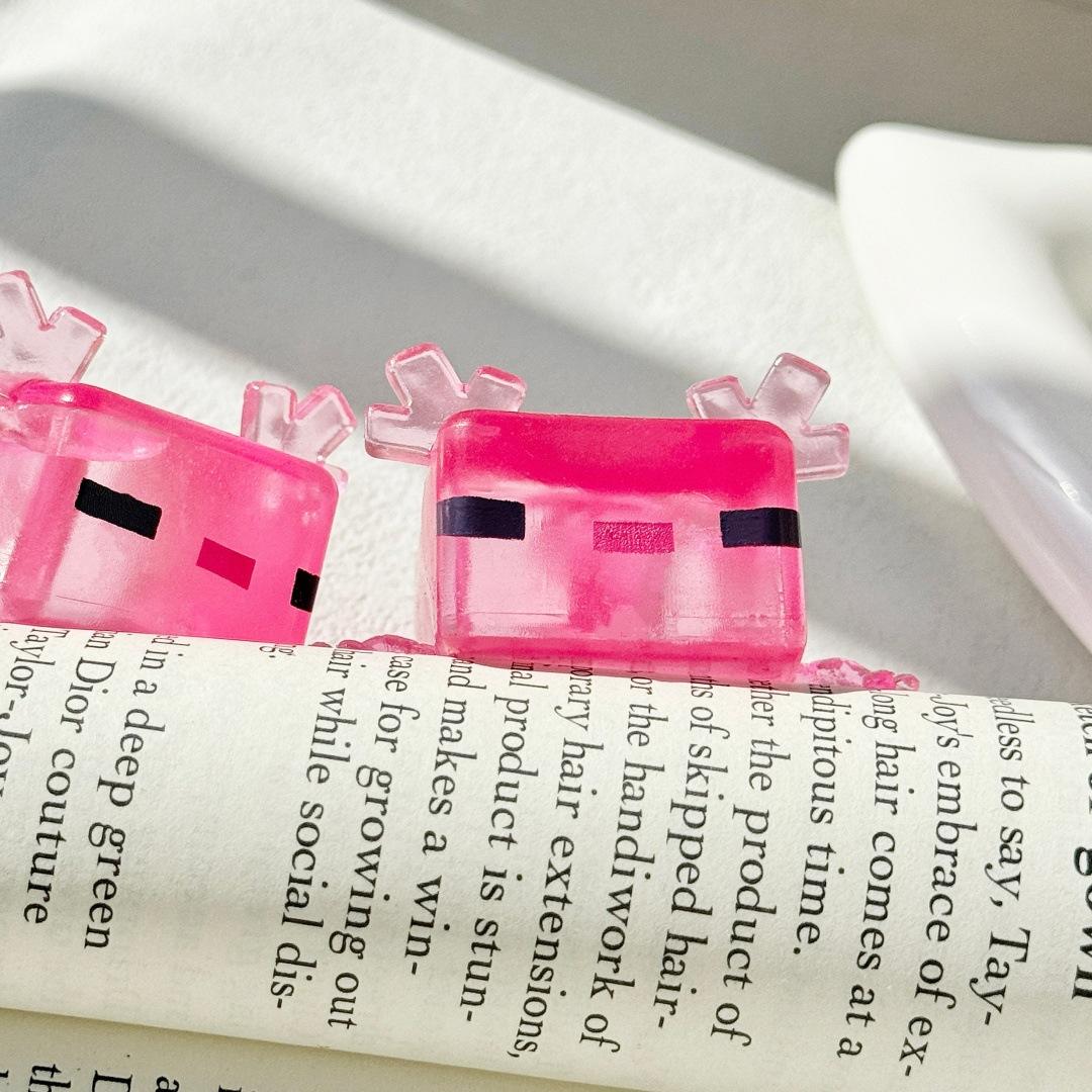 1pc Cute Pink Cartoon Animal Squeeze Toys, Slow Rebound Textured Sensory Fidget Toys for Relax, Classroom Office Party Favors Perfect Gift for Kids Teens Boys Girls