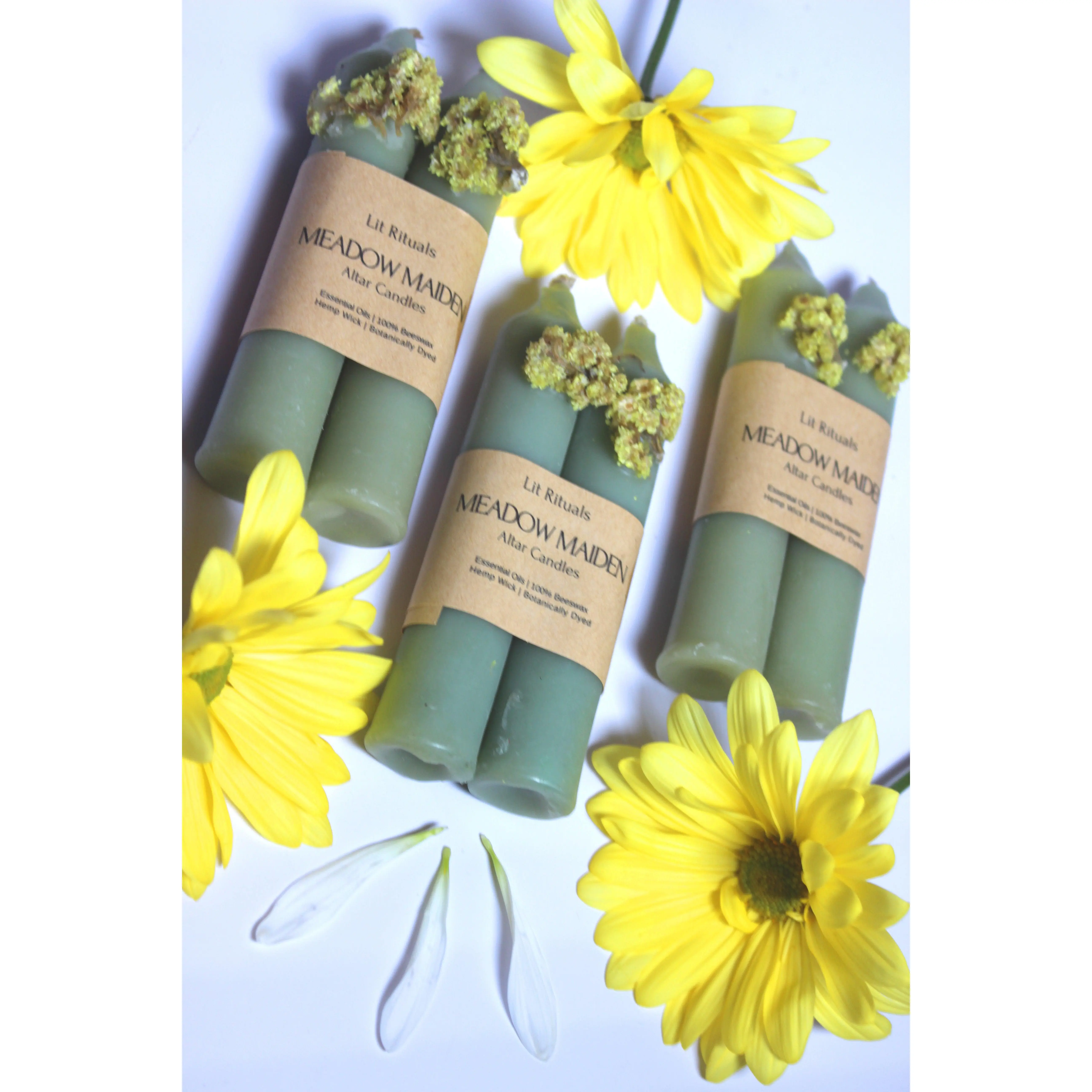 Sweet Grass & Eucalyptus Candles for Guidance + Protection