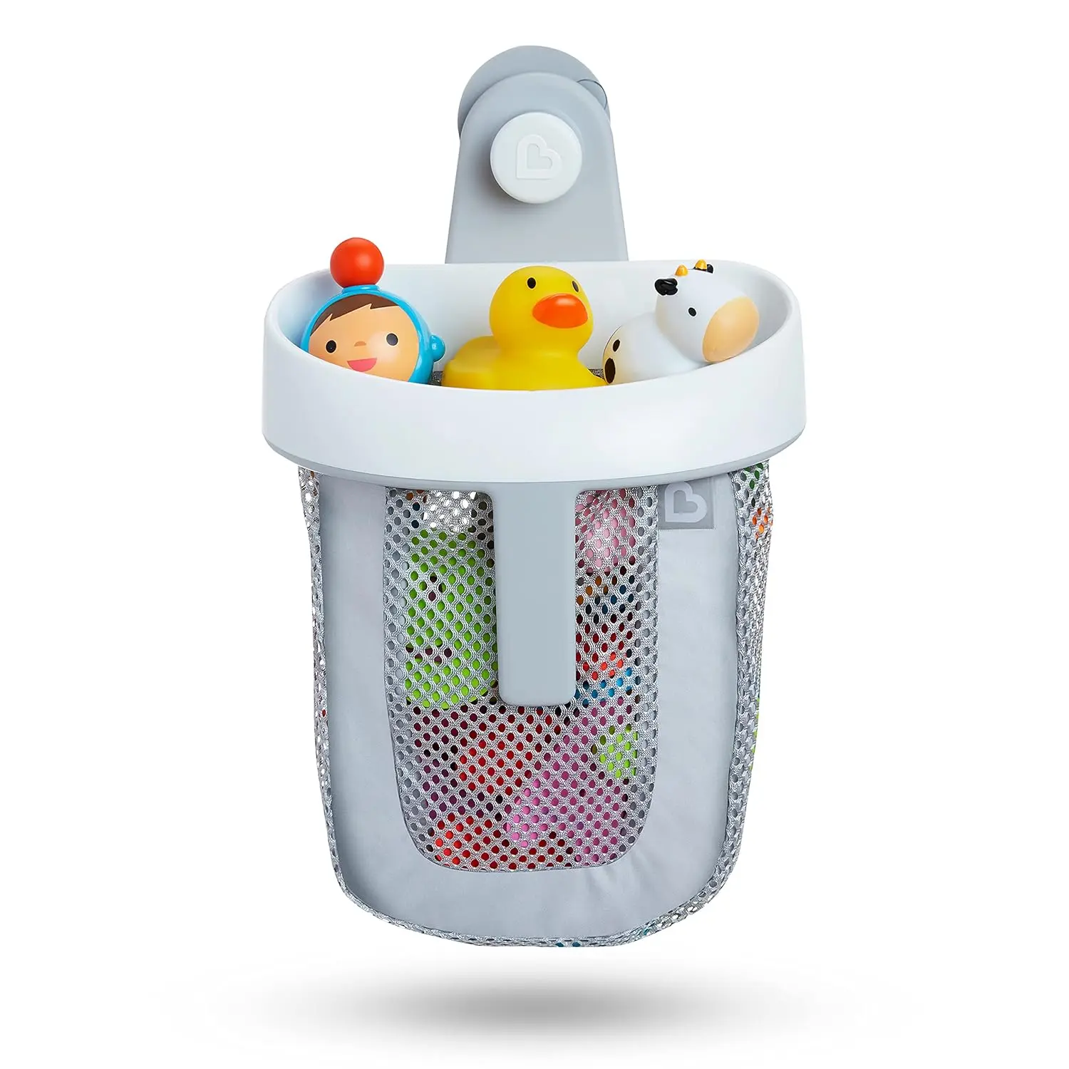 Halloween Fall Gift Hanging Bath Toy Storage with Quick Drying Mesh, Grey