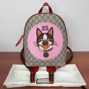 Pre-owned GUCCI pvc Backpacks GG Supreme Bosco Backpack qiqimq123