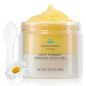 15-Day Fast-Acting Anti Cellulite Sculpting & Tightening Burn Gold Massage Cream | Cryo Thermo Firming Gold Gel for Belly Thigh Butt & Arm Firming Toning Moisturizing Sculpting & Smoothing|Unisex Body Contouring Treatment for Men & Women |200 G