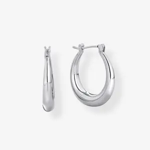 Riley Oval Hoops – Silver