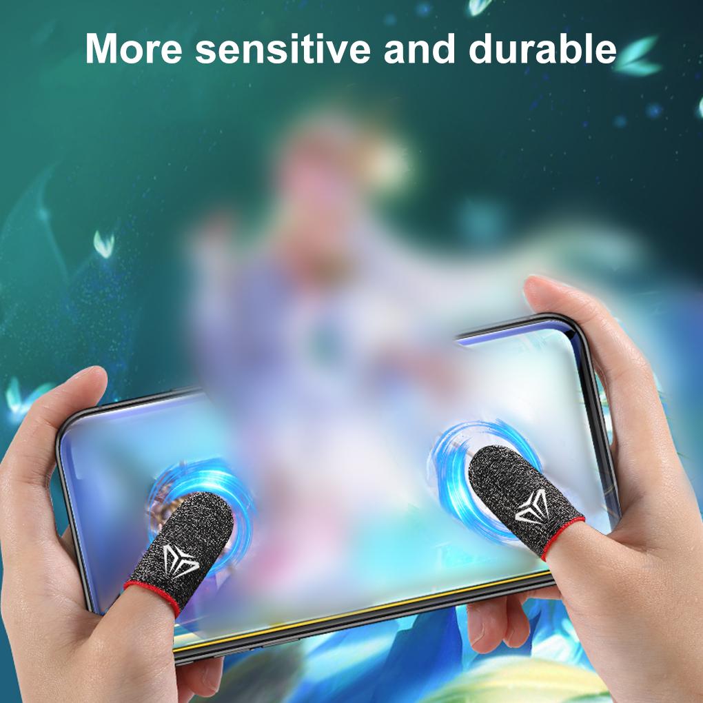 Mobile Game Fingertip Gloves For Gamer Sweatproof Anti-slip Touch Screen Finger Sleeve Breathable Gaming Finger Cover