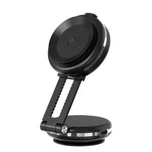 ZIHNIC Double Side Automatic Phone Mount for Car/Mirror/Gym, Hands-Free Vacuum Cell Phone Holder, Phone Accessories for Video Recording