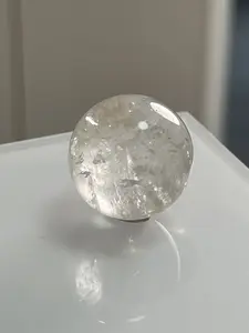 Rainbow White Ase Natural White Crystal Ball