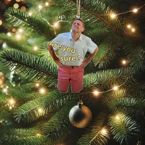 are you sure Robinson Zipline Ornament, I Think You Should Leave Ornament, Itysl zipline ornament Christmas funny Gift