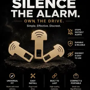 Seat Belt Alarm Stopper, Also Known as StealthClip Car Safety Accessory