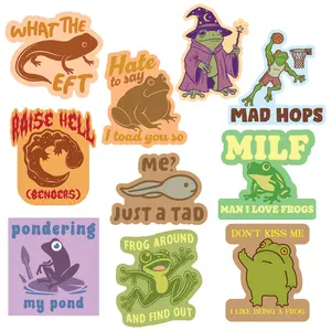 Amphibians Sticker Extra Large Stickers for Adults Funny Adhesives with Memes Funny Stickers with Colorful Graphic Decals Funny Animal Multi Amphibians Sticker Extra Large Stickers for Adults Funny Adhesives with Memes Funny Stickers with Colorful Graphic Decals Funny Animal Multi