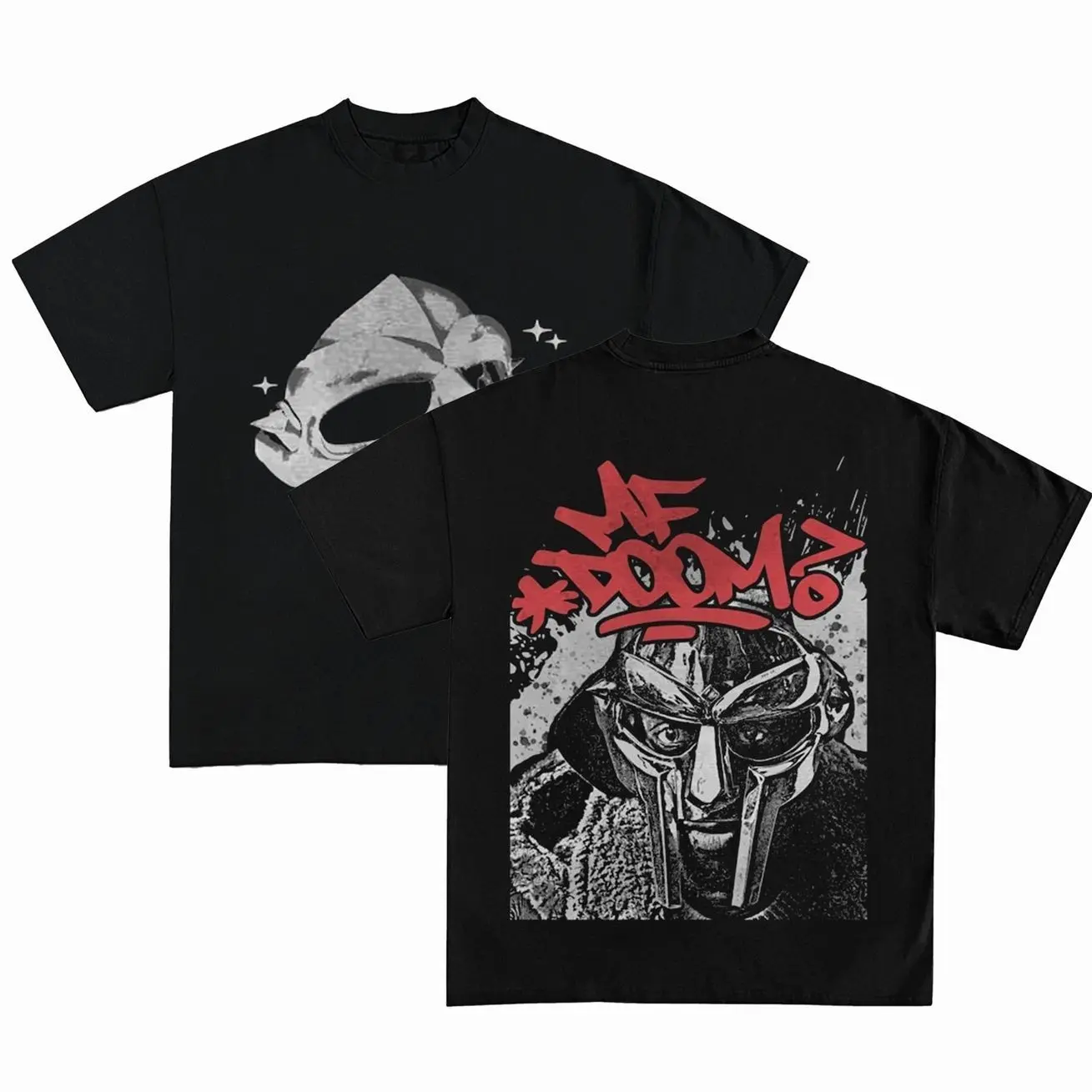 MF DOOM Ver.2 Shirt, Hoodie Retro Unisex 90s Tee Rapper Cotton Unisex Shirt Rap Hiphop Shirt Music Tour Merch Gift for Him Gift For Her Vintage Y2K Hoodie Sweatshirt 7Z1
