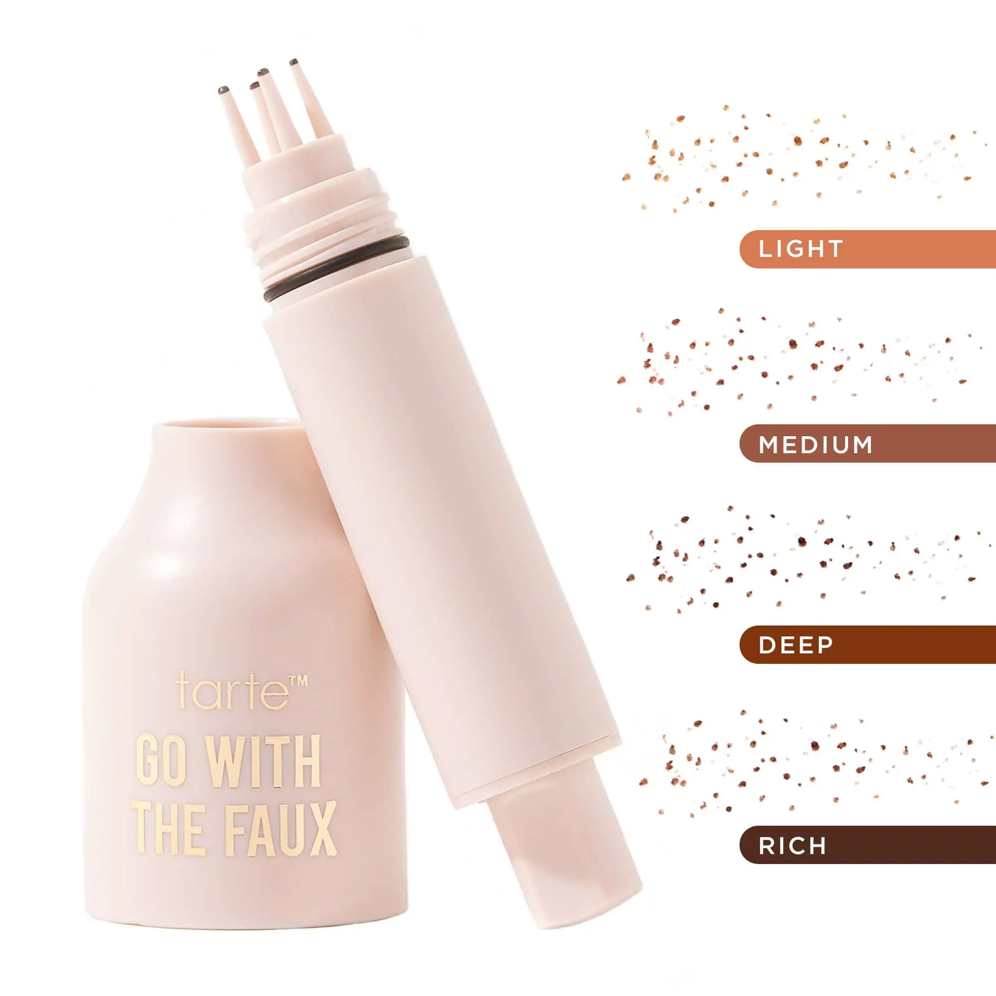 tarte go with the faux freckle stamp - natural-looking, 5 prong freckle pen tarte go with the faux freckle stamp - natural-looking, 5 prong freckle pen