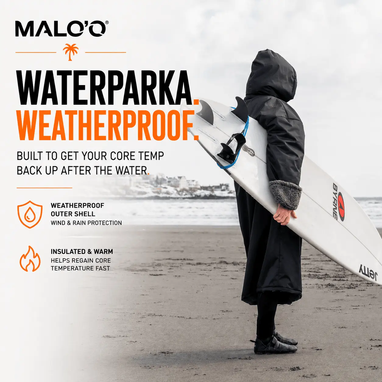 WaterParka – Waterproof Surf & Cold Plunge Parka for Changing & Warmth