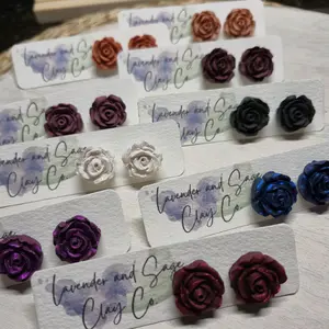 YOU PICK STUDS Polymer clay stud earrings.
