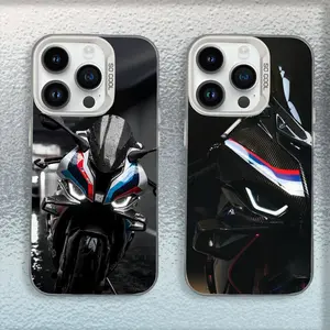 Bike B-Bmwes Moto S1000rr Phone Case For iPhone17, 16,15,14,13,12,11,Mini,Pro,MAX White Matte Shockproof Cover