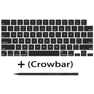 Replacement Keycaps  for MacBook Air M2 M3 Retina 13.6'' A2681 A3113, MacBook Pro 14 16'' M2 M3 Pro A2779 A2780 A2918 A2992 A2991, MacBook Air M2 M3 15'' A2941 A3114 2022-2024 Year Black