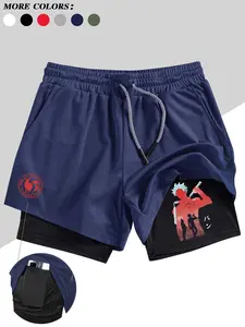 Men's Summer Sports Shorts | Casual Outdoor Running Workout Shorts with drawstring and pockets, made of breathable and durable fabric, suitable for sports, running, fitness, yoga, soccer, and basketball training, Stretch Shorts