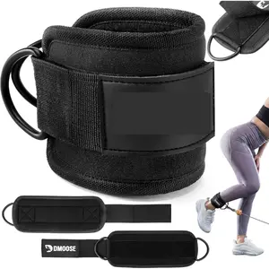 Fitness Ankle Strap for Cable Machine - One Size Fit with Premium Padding Cuffs, Ankle Bands for Working Out, Booty Workouts, Leg Extension, Hip Abductors, Kickbacks & Lower Body Exercises