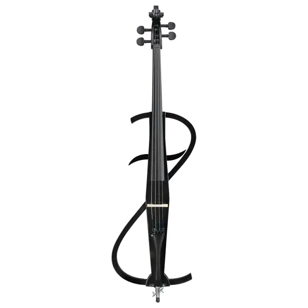S-Type 4/4 Full-Size Electric Cello with Included Case, Bow, Rosin, Headphones, and Connecting Cable