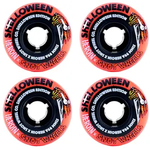 Snot Wheel Co. Skateboard Wheels 53mm Shelloween Boogerthane 99A Orange