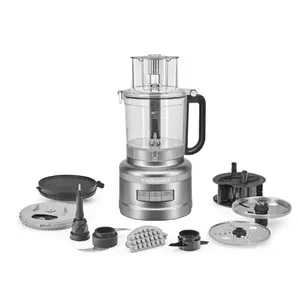 13-Cup Food Processor with Dicing Kit - Contour Silver